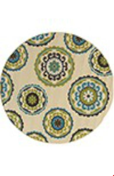 Oriental Weavers Caspian Ivory (C859J6240RDST) Round 7'10" x 7'10" Area Rug