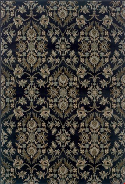 Oriental Weavers Adrienne Midnight (A3960G160229ST) Rectangle 5'3" x 7'6" Area Rug
