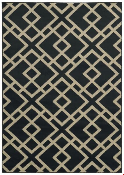 Oriental Weavers Ella Navy (E3685H100165ST) Rectangle 3'3" x 5'5" Area Rug