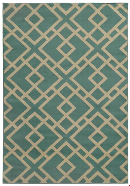 Oriental Weavers Ella Blue (E3685M056229ST) Runner 1'10" x 7'6" Area Rug