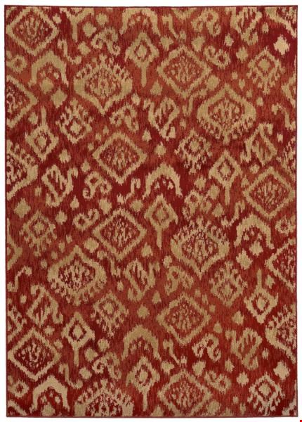 Oriental Weavers Ella Red (E5113D160220ST) Rectangle 5'3" x 7'3" Area Rug