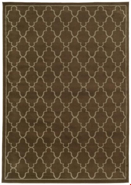 Oriental Weavers Ella Brown (E5186S200290ST) Rectangle 6'7" x 9'6" Area Rug