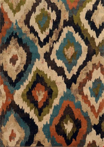 Oriental Weavers Emerson Blue (E4875A152229ST) Rectangle 5'0" x 7'6" Area Rug