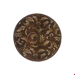 Oriental Weavers Genesis Brown (G003X1240240ST) Round 8'0