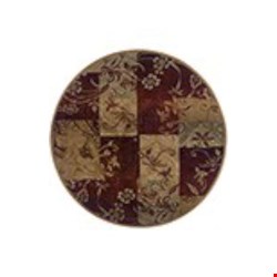 Oriental Weavers Genesis Red (G080X1240240ST) Round 8'0