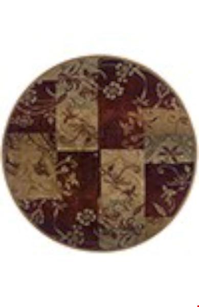 Oriental Weavers Genesis Red (G080X1240240ST) Round 8'0" x 8'0" Area Rug