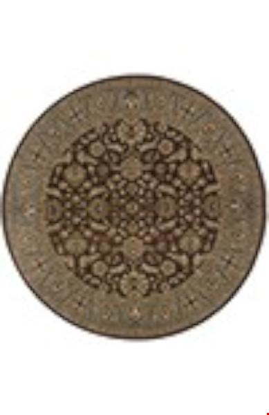 Oriental Weavers Genesis Brown (G952Q1180180ST) Round 6'0" x 6'0" Area Rug