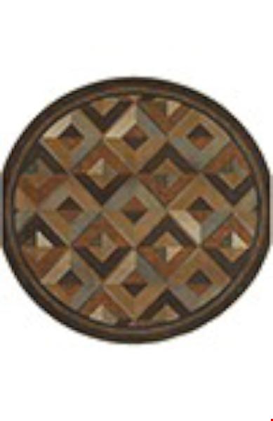 Oriental Weavers Genesis Brown (G956Q1180180ST) Round 6'0" x 6'0" Area Rug