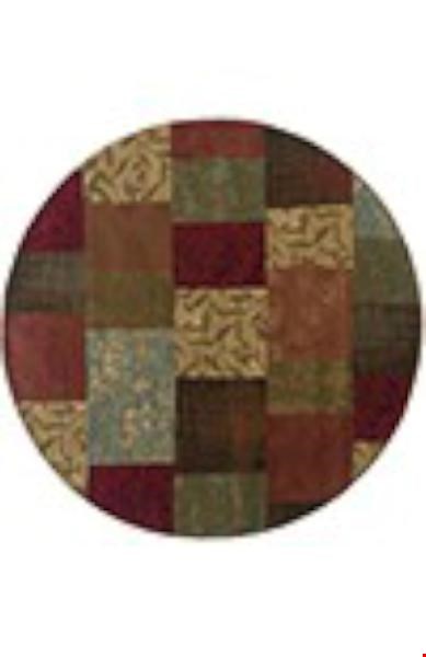 Oriental Weavers Hudson Green (H030C1235RDST) Round 7'8" x 7'8" Area Rug