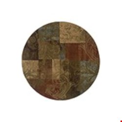 Oriental Weavers Hudson Green (H036G1235RDST) Round 7'8