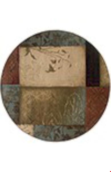 Oriental Weavers Hudson Beige (H040A1235RDST) Round 7'8" x 7'8" Area Rug