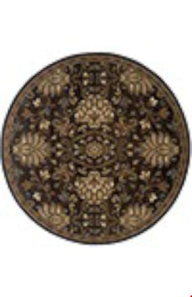 Oriental Weavers Hudson Brown (H042G1235RDST) Round 7'8" x 7'8" Area Rug