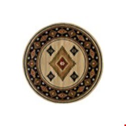 Oriental Weavers Hudson Beige (H087I1235RDST) Round 7'8