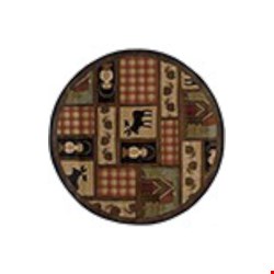 Oriental Weavers Hudson Brown (H1067A235RDST) Round 7'8