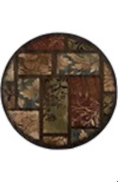 Oriental Weavers Hudson Brown (H1699G235RDST) Round 7'8" x 7'8" Area Rug