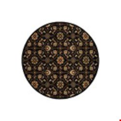 Oriental Weavers Hudson Black (H3299B235RDST) Round 7'8