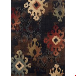 Oriental Weavers Hudson Black (H4874B117165ST) Rectangle 3'10