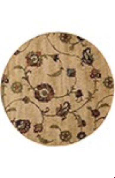 Oriental Weavers Hudson Gold (H4887B235RDST) Round 7'8" x 7'8" Area Rug