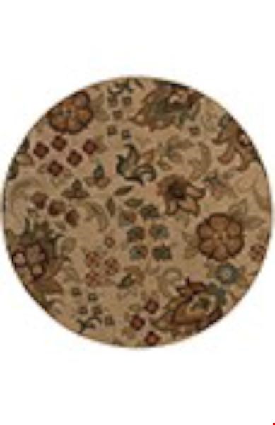 Oriental Weavers Infinity Beige (I1105A235RDST) Round 7'8" x 7'8" Area Rug