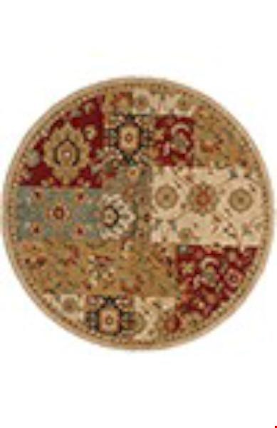 Oriental Weavers Infinity Beige (I1128A235RDST) Round 7'8" x 7'8" Area Rug