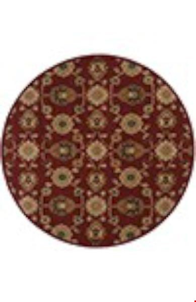 Oriental Weavers Infinity Red (I2166B235RDST) Round 7'8" x 7'8" Area Rug
