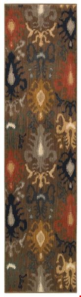 Oriental Weavers Kasbah Brown (K3830D058230ST) Runner 1'10" x 7'6" Area Rug