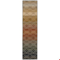 Oriental Weavers Kasbah Brown (K3945B058230ST) Runner 1'10