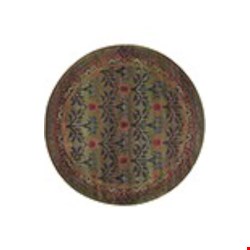 Oriental Weavers Kharma Green (K450G4240240ST) Round 8'0