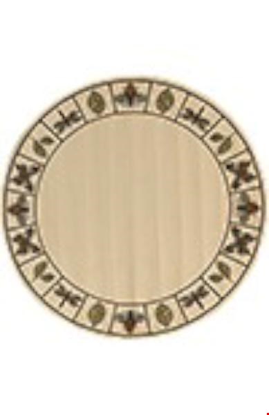 Oriental Weavers Montego Ivory (M2266W240RDST) Round 7'10" x 7'10" Area Rug