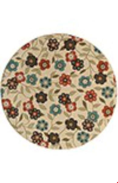 Oriental Weavers Montego Ivory (M2267Y240RDST) Round 7'10" x 7'10" Area Rug