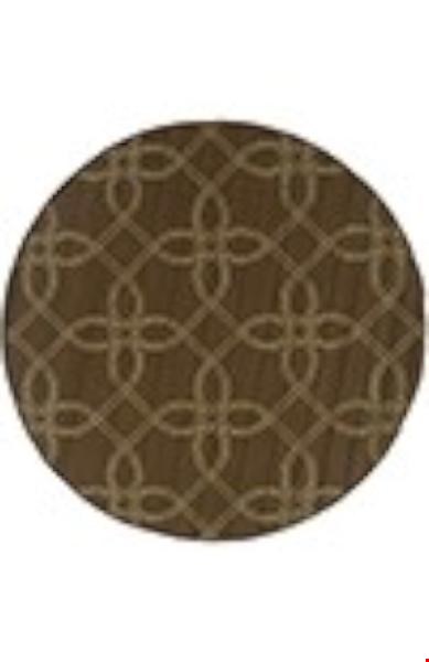 Oriental Weavers Montego Brown (M6991N240RDST) Round 7'10" x 7'10" Area Rug