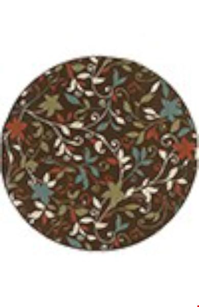 Oriental Weavers Montego Brown (M967X6240RDST) Round 7'10" x 7'10" Area Rug