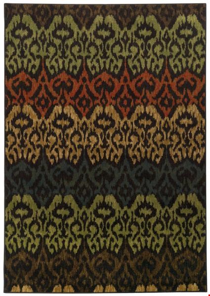 Oriental Weavers Parker Black (P5341F058229ST) Runner 1'10" x 7'6" Area Rug