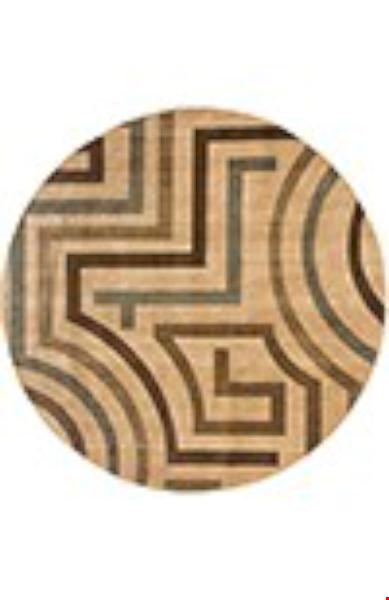 Oriental Weavers Palermo Beige (P2461E235RDST) Round 7'8" x 7'8" Area Rug