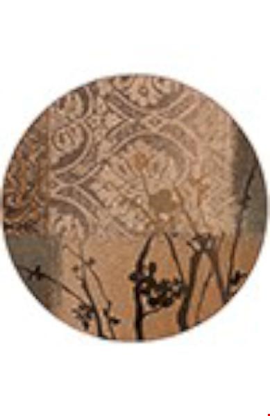 Oriental Weavers Palermo Gold (P2856B235RDST) Round 7'8" x 7'8" Area Rug