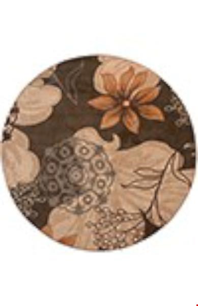 Oriental Weavers Palermo Brown (P2870B235RDST) Round 7'8" x 7'8" Area Rug