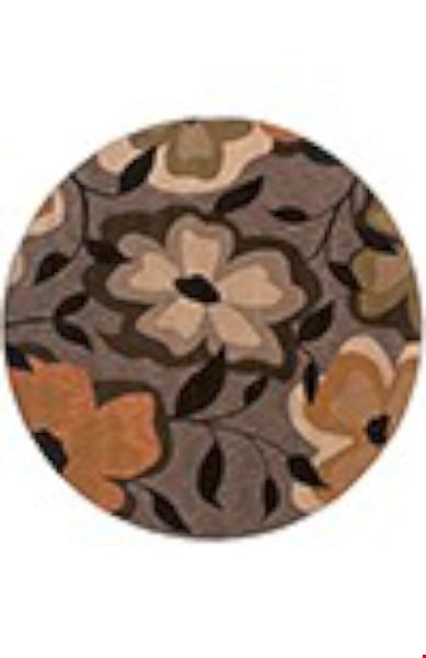 Oriental Weavers Palermo Grey (P2874A235RDST) Round 7'8" x 7'8" Area Rug