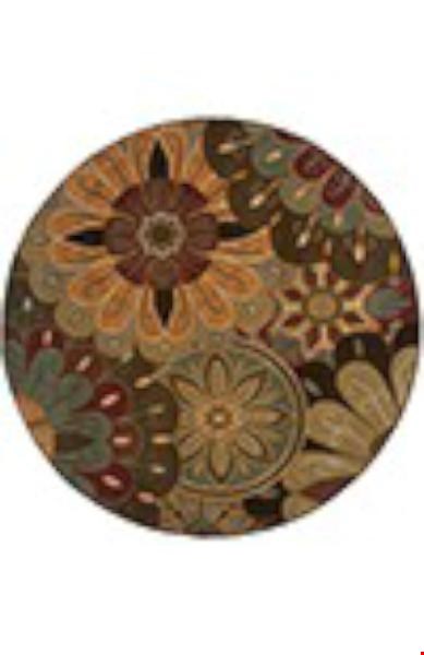 Oriental Weavers Palermo Tan (P2942A235RDST) Round 7'8" x 7'8" Area Rug