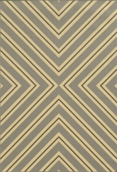 Oriental Weavers Riviera Grey (R4589P160230ST) Rectangle 5'3" x 7'6" Area Rug