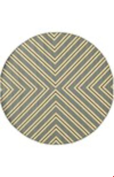 Oriental Weavers Riviera Grey (R4589P240RDST) Round 7'10" x 7'10" Area Rug