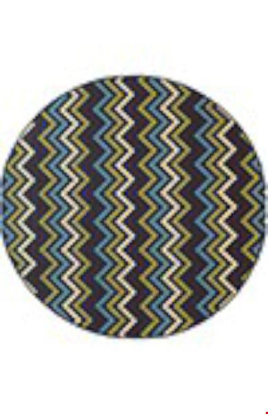 Oriental Weavers Riviera Navy (R4593S240RDST) Round 7'10" x 7'10" Area Rug
