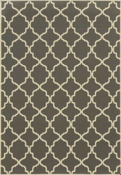 Oriental Weavers Riviera Charcoal (R4770W240330ST) Rectangle 7'10" x 10'10" Area Rug