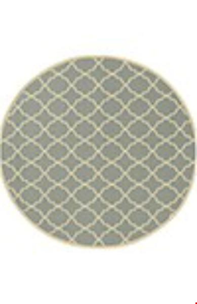 Oriental Weavers Riviera Grey (R4770Y240RDST) Round 7'10" x 7'10" Area Rug