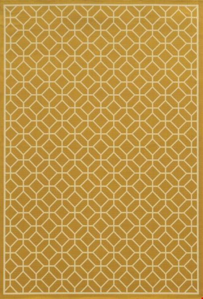 Oriental Weavers Riviera Gold (R4771H16230ST) Rectangle 5'3" x 7'6" Area Rug