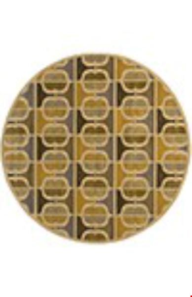 Oriental Weavers Stella Gold (S3188B235RDST) Round 7'8" x 7'8" Area Rug