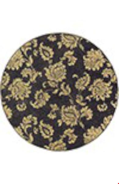 Oriental Weavers Stella Black (S3270A235RDST) Round 7'8" x 7'8" Area Rug