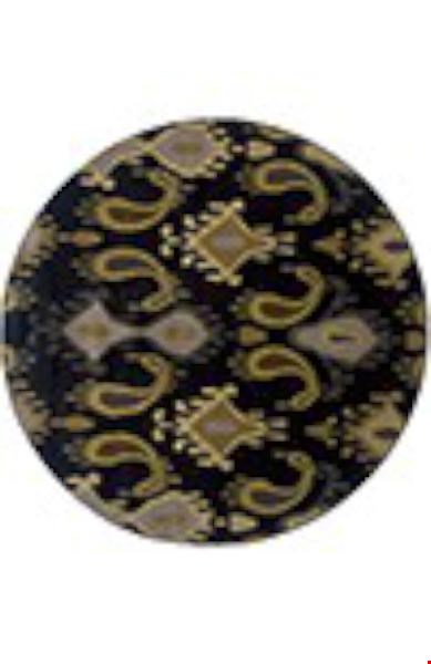 Oriental Weavers Stella Black (S3530B235RDST) Round 7'8" x 7'8" Area Rug