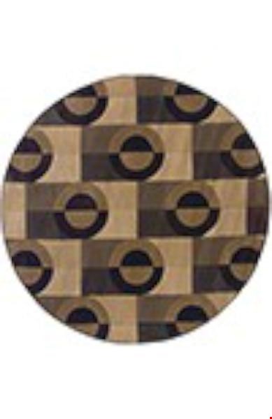 Oriental Weavers Tones Brown (T052J5240240ST) Round 8'0" x 8'0" Area Rug