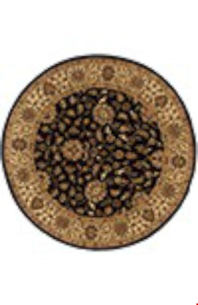 Oriental Weavers Windsor Black (W23106232RD232RD) Round 7'6" x 7'6" Area Rug