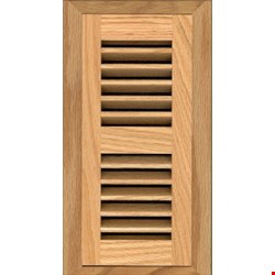 Red Oak Natural 2x10 Flush Mount Vent (with damper)